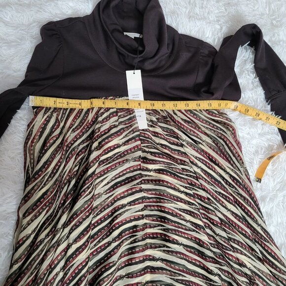 NWT Diane Von Furstenberg Silk & Wool Ailis dress - Size 8 - Picture 8 of 9